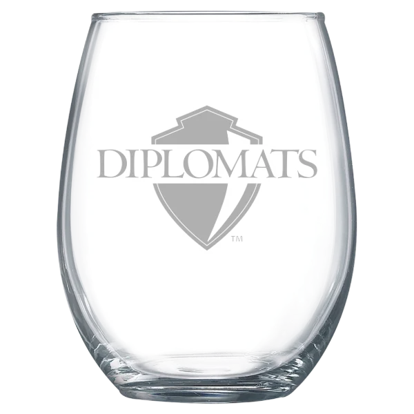 Franklin & Marshall College Polar Camel 15 oz. Stemless Wine Glass