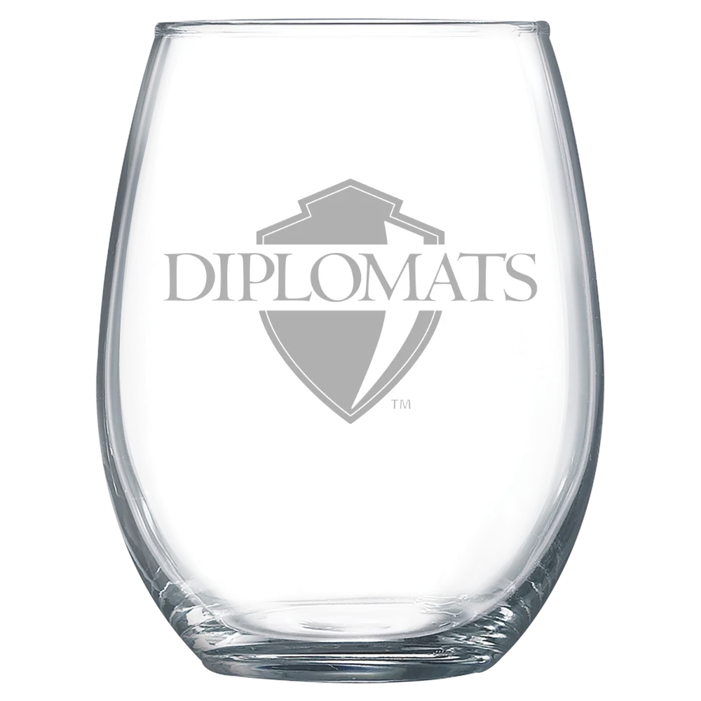 Franklin & Marshall College Polar Camel 15 oz. Stemless Wine Glass