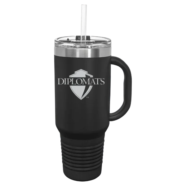 Franklin & Marshall College Polar Camel 40 oz. Travel Mug with Snap Lid & Straw