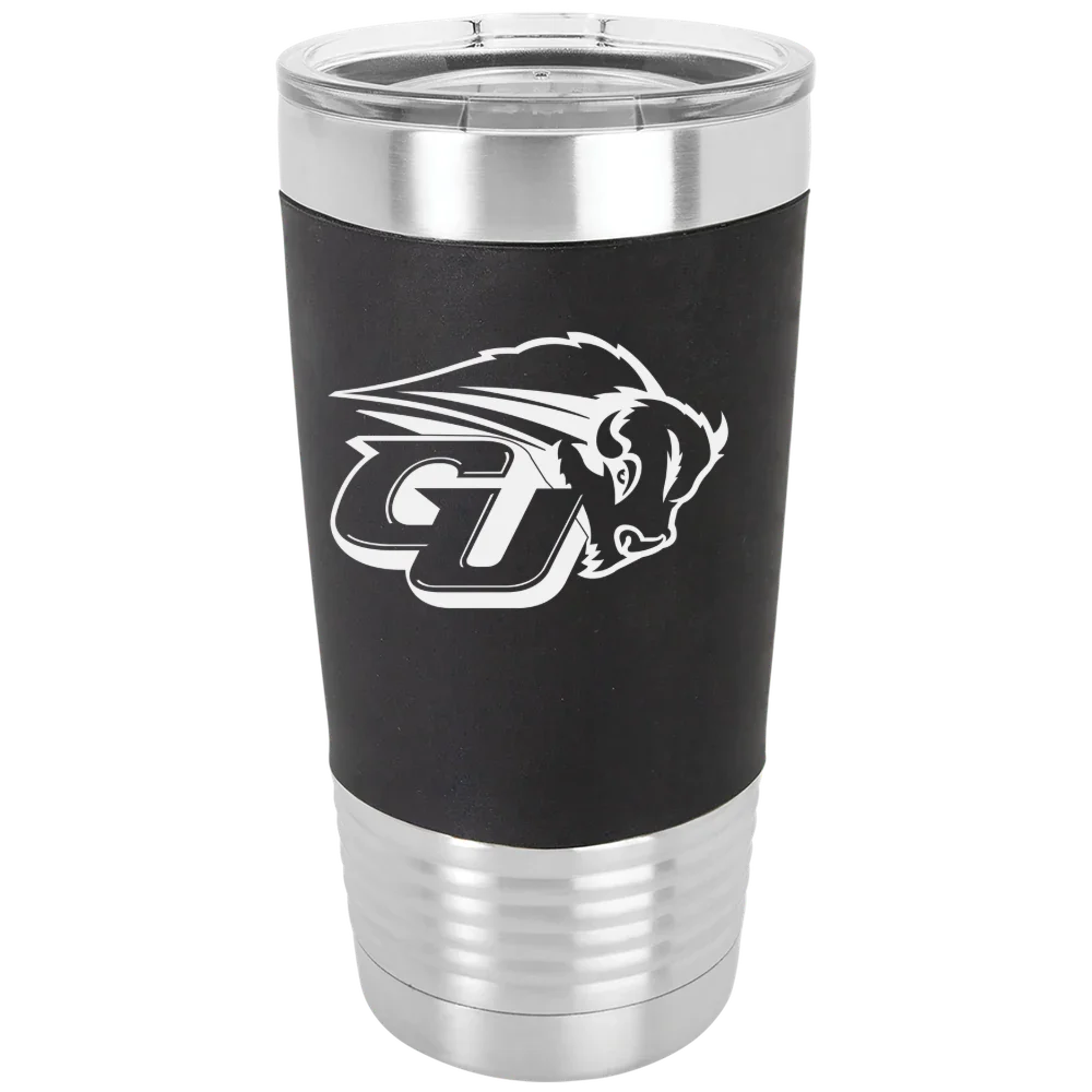 Gallaudet University Polar Camel 20 oz. Silicone Grip Tumbler with Standard Lid