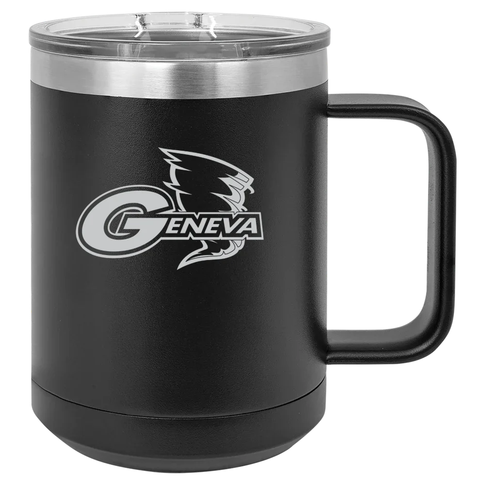 Geneva College Polar Camel 15 oz. Mug with Slider Lid