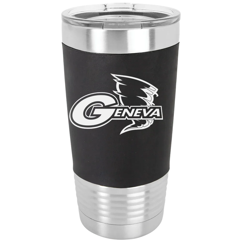 Geneva College Polar Camel 20 oz. Silicone Grip Tumbler with Standard Lid