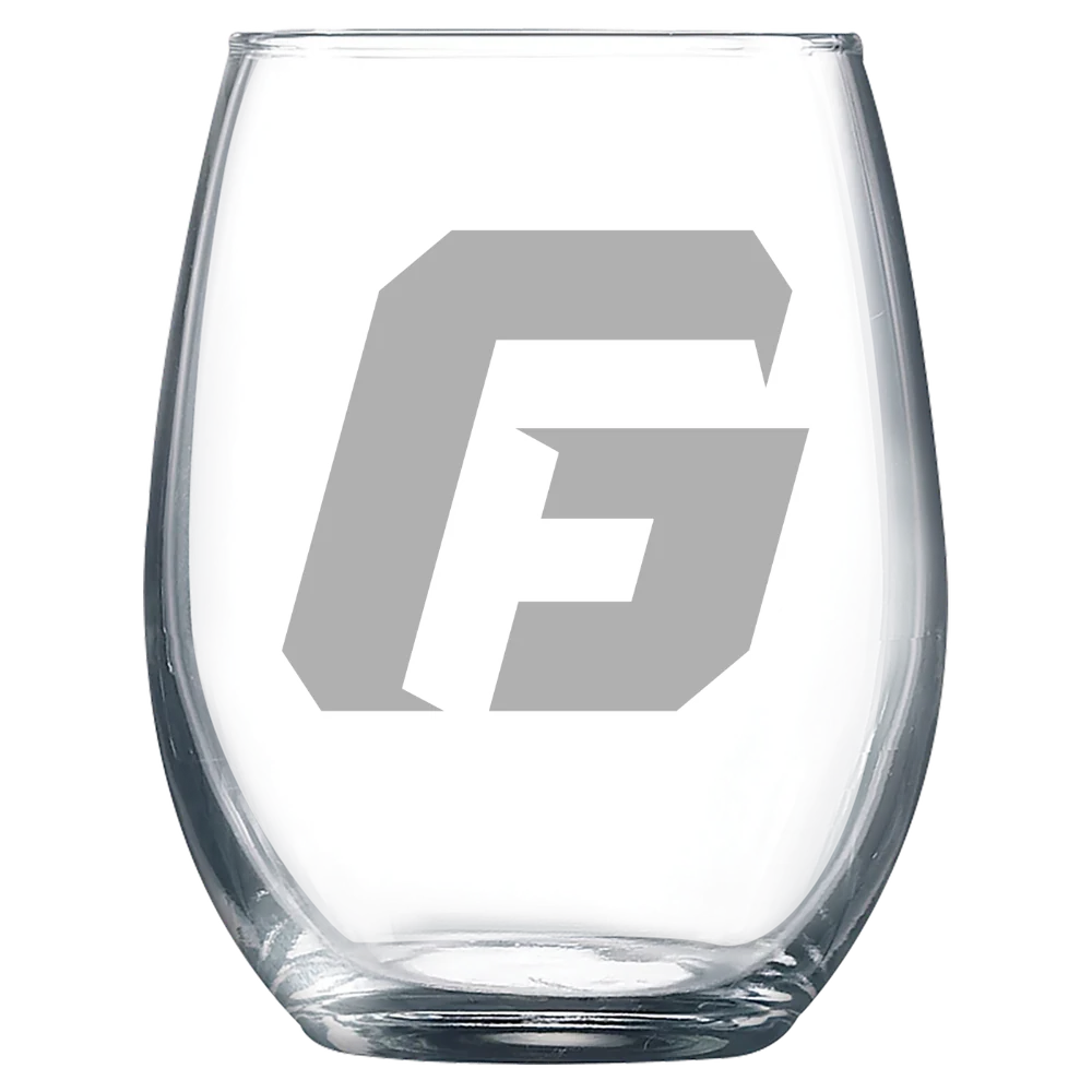 George Fox University Polar Camel 9 oz. Stemless Wine Glass