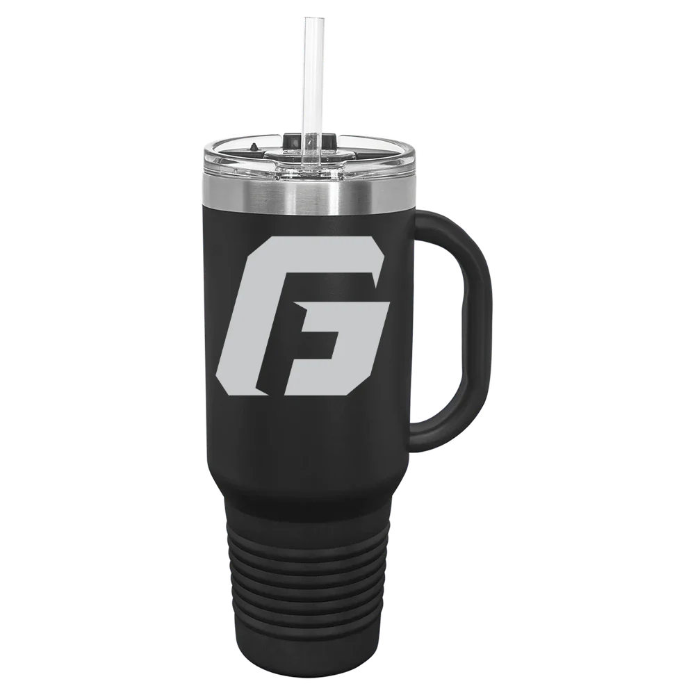 George Fox University Polar Camel 40 oz. Travel Mug with Snap Lid & Straw