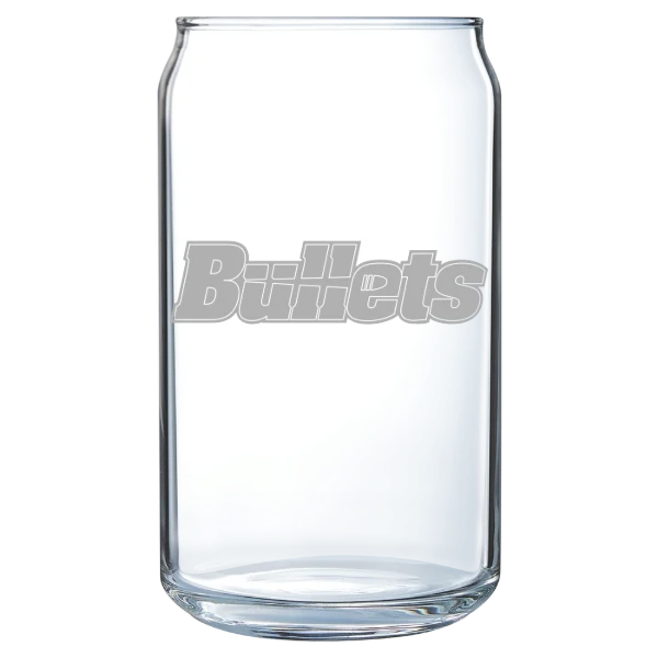Gettysburg College Polar Camel 16 oz. Can Glass