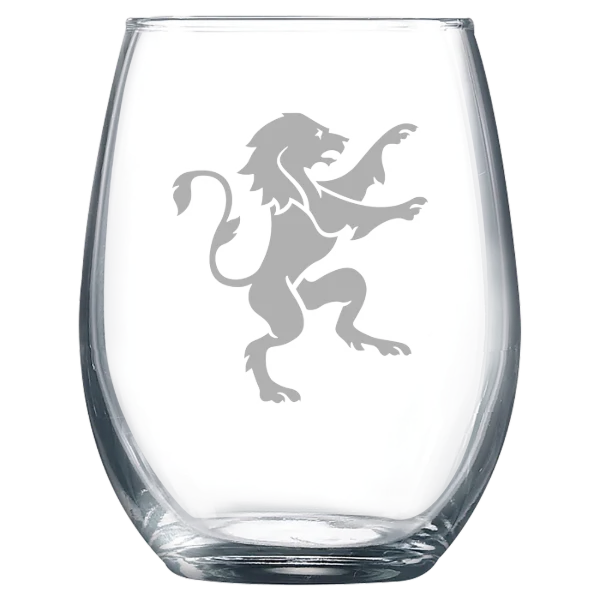 Gordon College Polar Camel 9 oz. Stemless Wine Glass