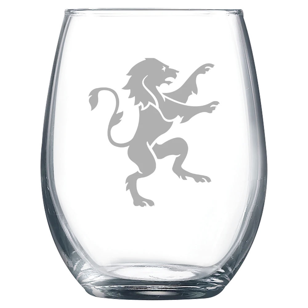 Gordon College Polar Camel 9 oz. Stemless Wine Glass