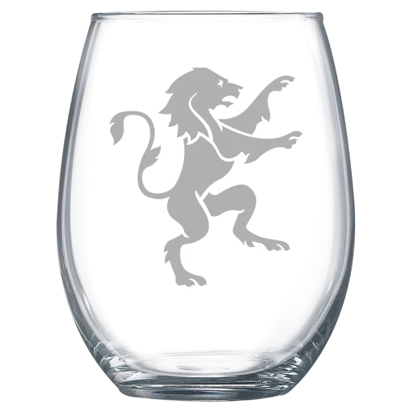 Gordon College Polar Camel 15 oz. Stemless Wine Glass