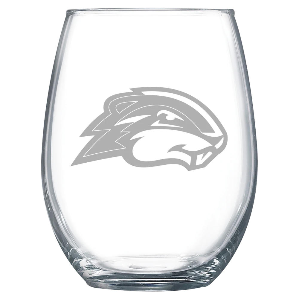 Goucher College Polar Camel 15 oz. Stemless Wine Glass