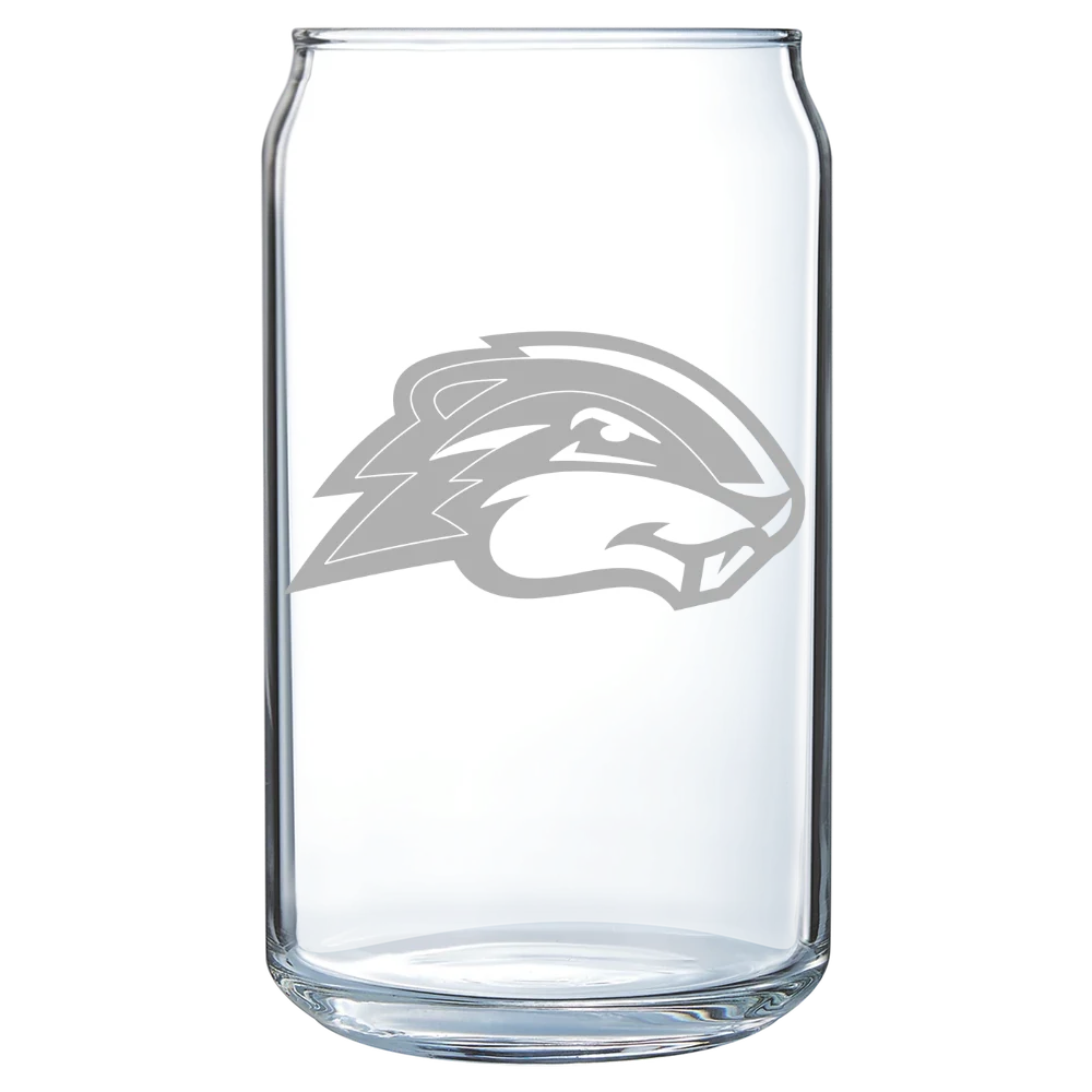 Goucher College Polar Camel 16 oz. Can Glass
