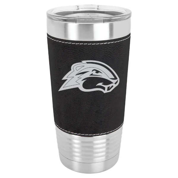 Goucher College Polar Camel 20 oz. Leatherette Grip Tumbler with Standard Lid