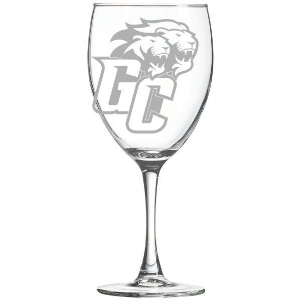 Greensboro College Polar Camel 10 1/2 oz. Wine Glass