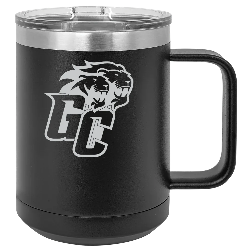 Greensboro College Polar Camel 15 oz. Mug with Slider Lid
