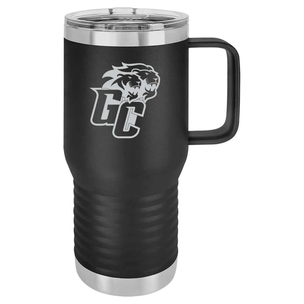 Greensboro College Polar Camel 20 oz. Travel Mug with Slider Lid
