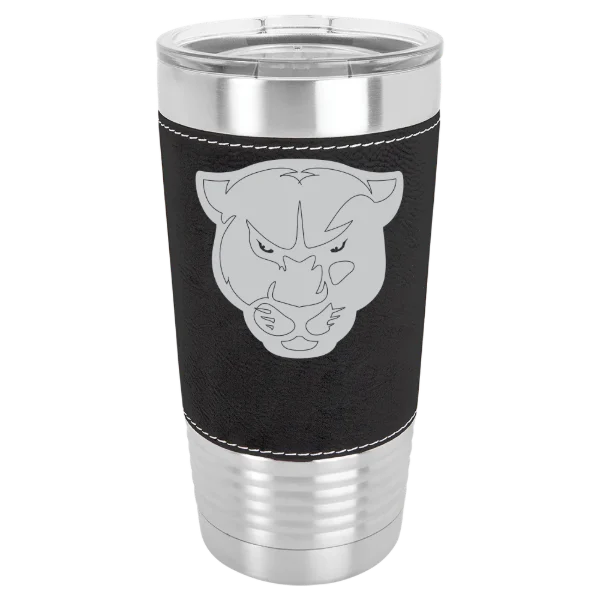 Greenville University Polar Camel 20 oz. Leatherette Grip Tumbler with Standard Lid