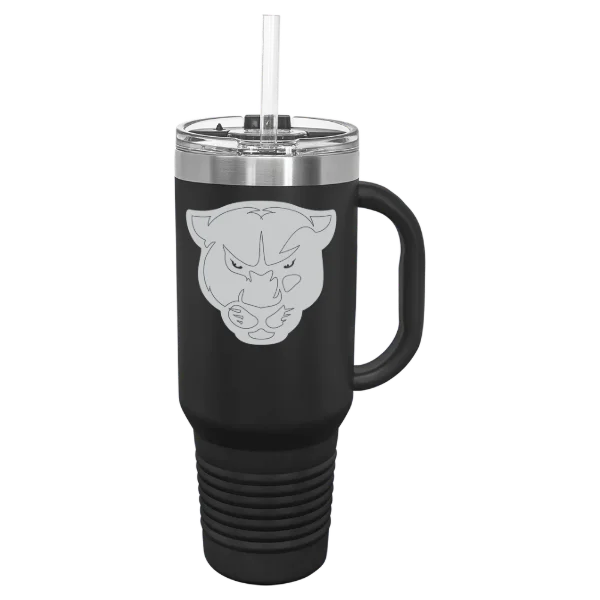 Greenville University Polar Camel 40 oz. Travel Mug with Snap Lid & Straw