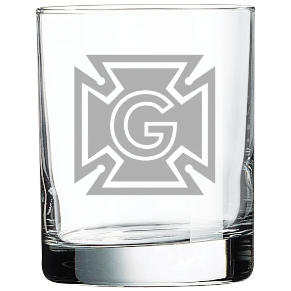 Grinnell College Polar Camel 10 1/2 oz. On The Rocks Glass