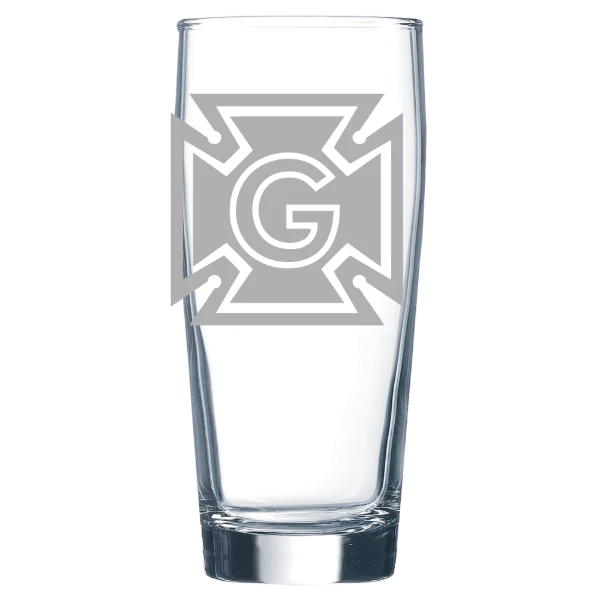 Grinnell College Polar Camel 16 oz. Willi Becher Beer Glass