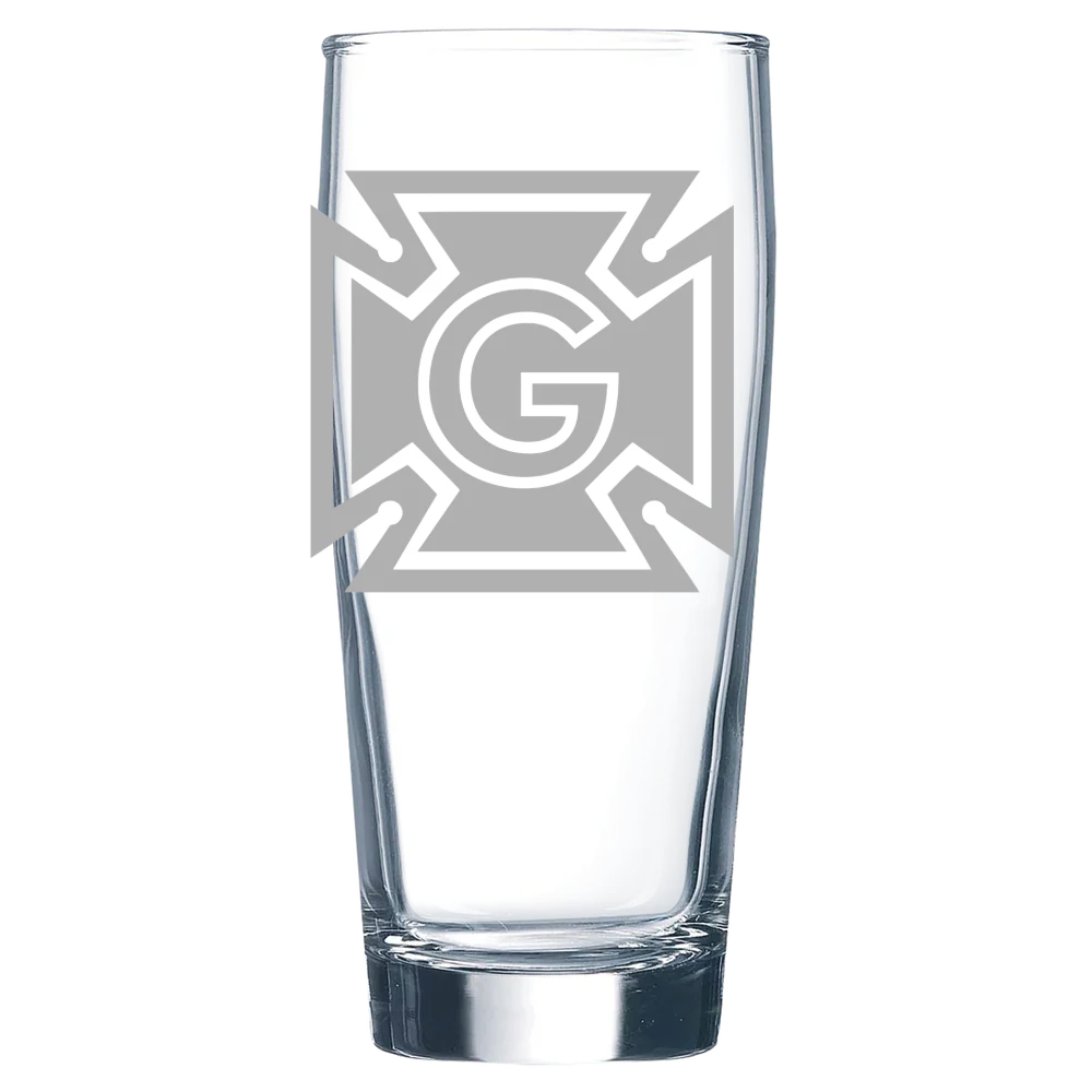 Grinnell College Polar Camel 16 oz. Willi Becher Beer Glass