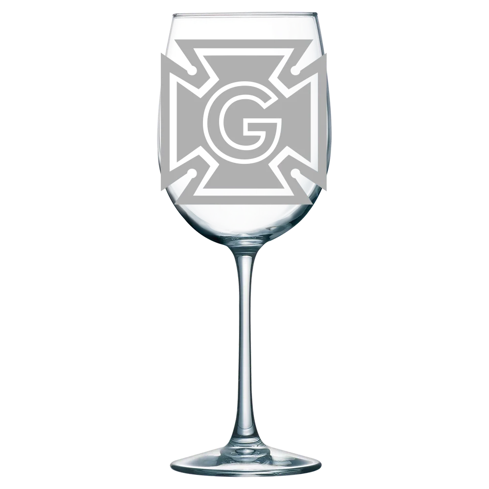 Grinnell College Polar Camel 19 oz. Wine Glass