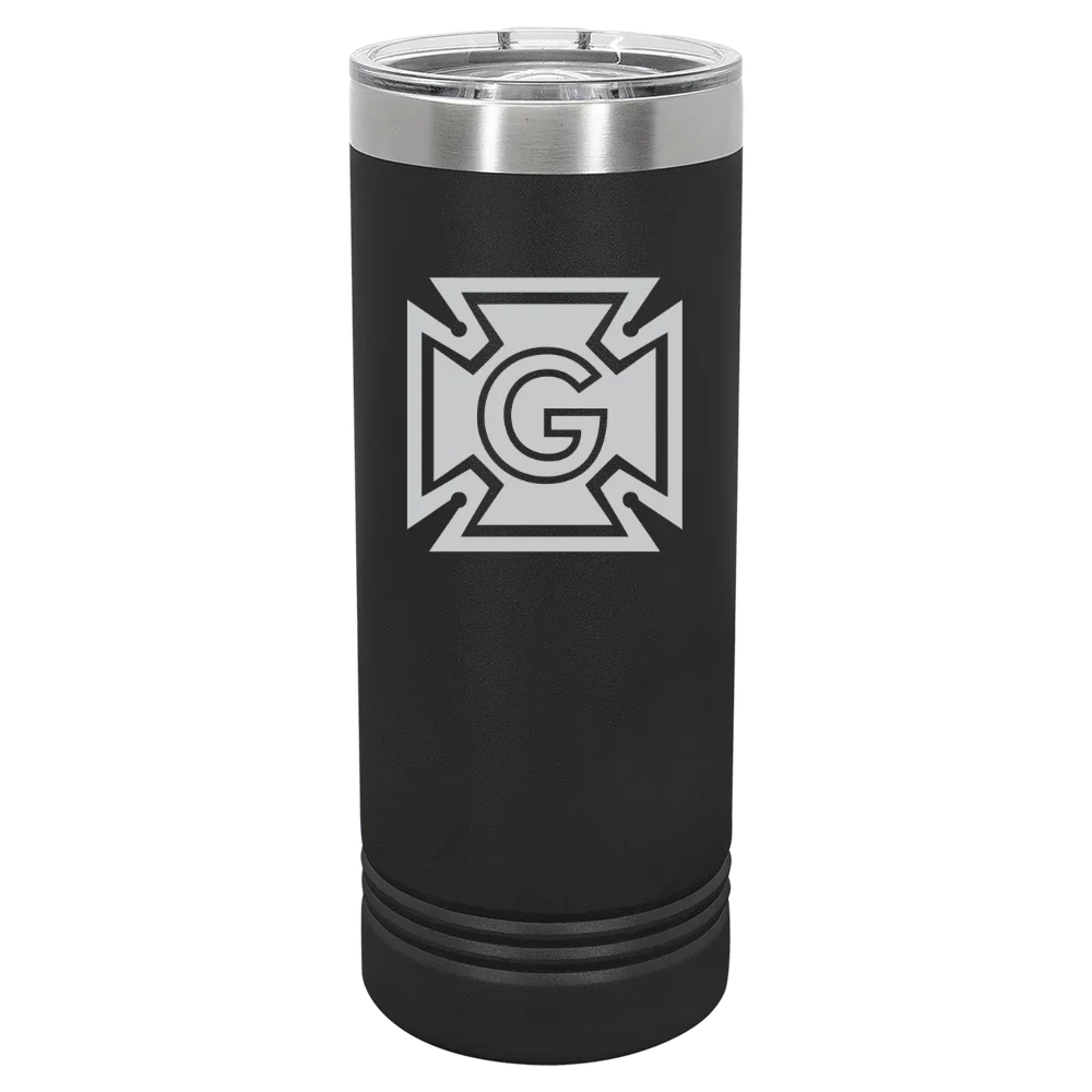 Grinnell College Polar Camel 22 oz. Skinny Tumbler with Slider Lid