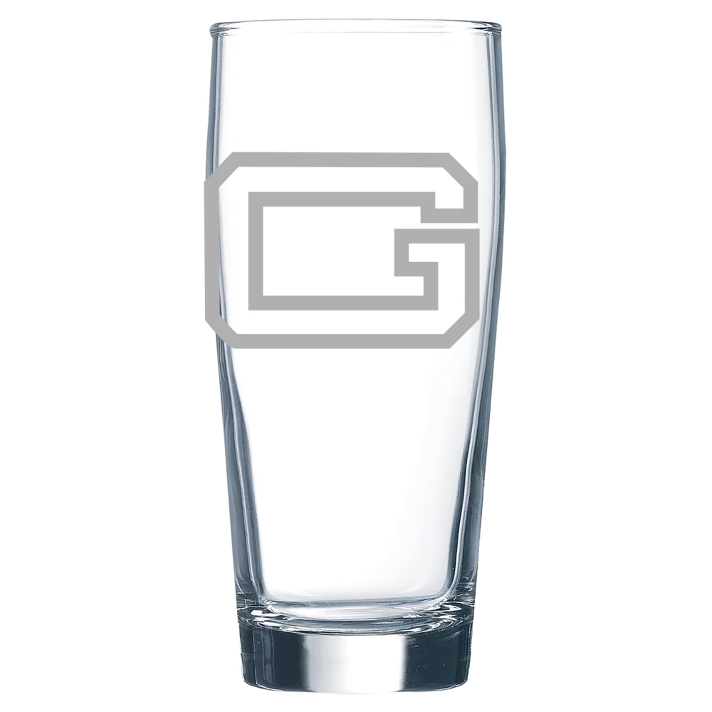 Guilford College Polar Camel 16 oz. Willi Becher Beer Glass