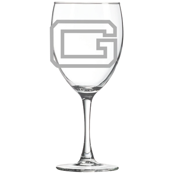 Guilford College Polar Camel 10 1/2 oz. Wine Glass