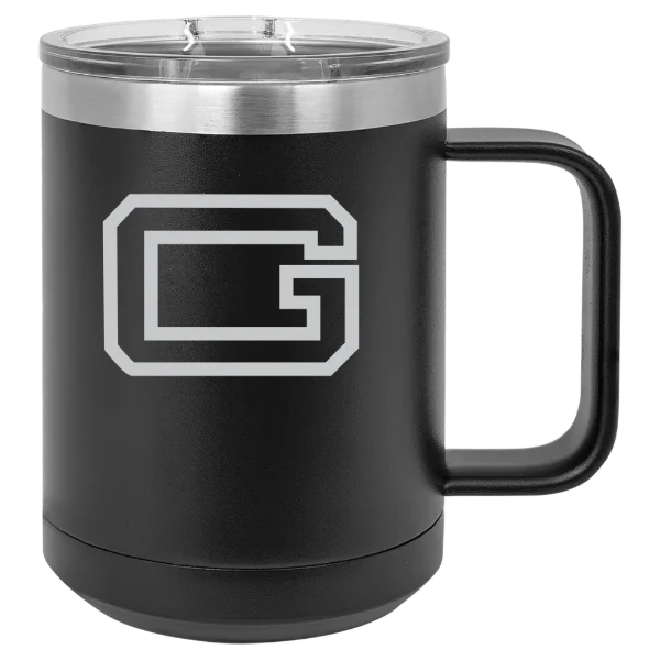Guilford College Polar Camel 15 oz. Mug with Slider Lid