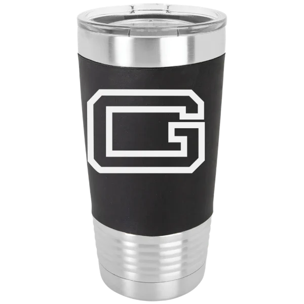 Guilford College Polar Camel 20 oz. Silicone Grip Tumbler with Standard Lid