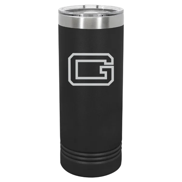 Guilford College Polar Camel 22 oz. Skinny Tumbler with Slider Lid