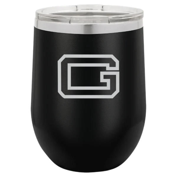 Guilford College Polar Camel 12 oz. Stemless Wine Tumbler