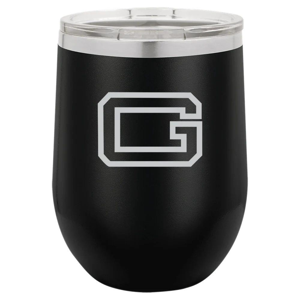 Guilford College Polar Camel 12 oz. Stemless Wine Tumbler