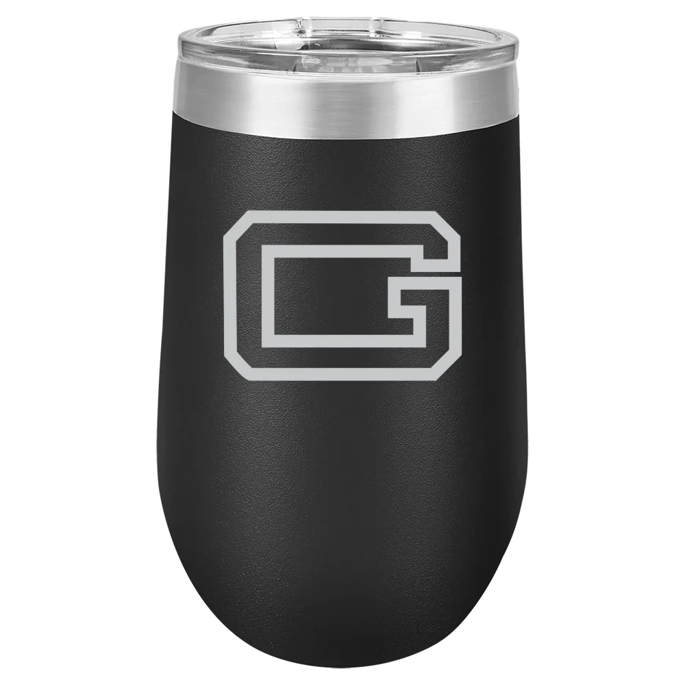 Guilford College Polar Camel 16 oz. Stemless Wine Tumbler