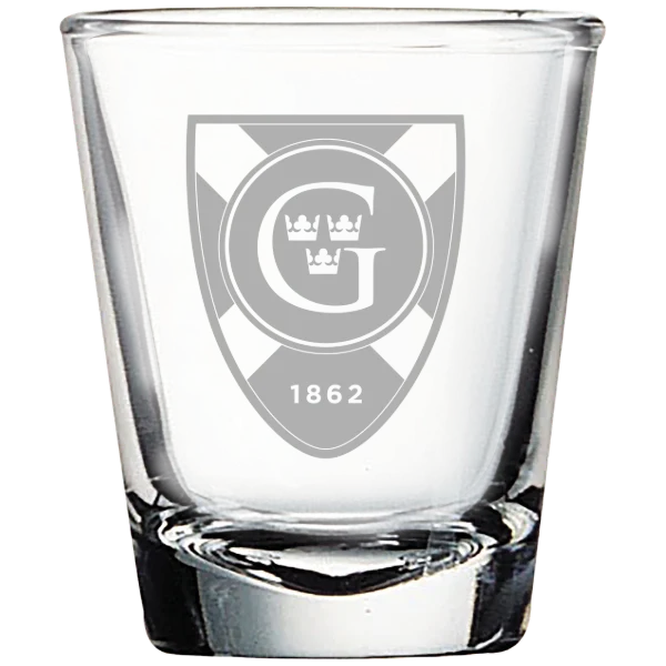 Gustavus Adolphus College Polar Camel 1.7 oz. Shot Glass