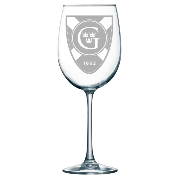 Gustavus Adolphus College Polar Camel 19 oz. Wine Glass