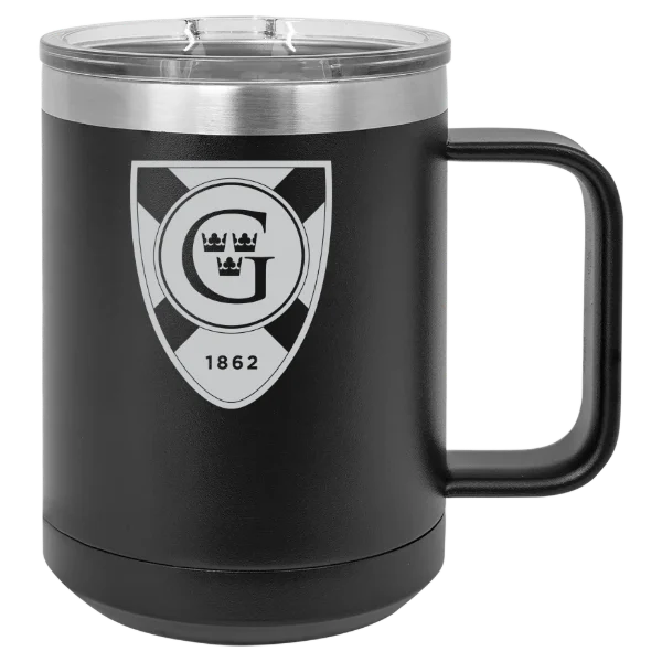 Gustavus Adolphus College Polar Camel 15 oz. Mug with Slider Lid