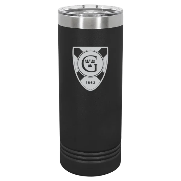 Gustavus Adolphus College Polar Camel 22 oz. Skinny Tumbler with Slider Lid