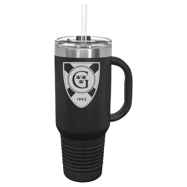 Gustavus Adolphus College Polar Camel 40 oz. Travel Mug with Snap Lid & Straw