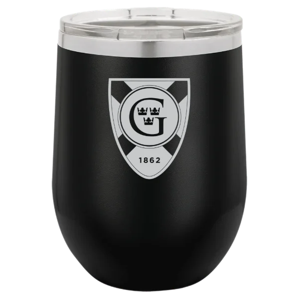 Gustavus Adolphus College Polar Camel 12 oz. Stemless Wine Tumbler