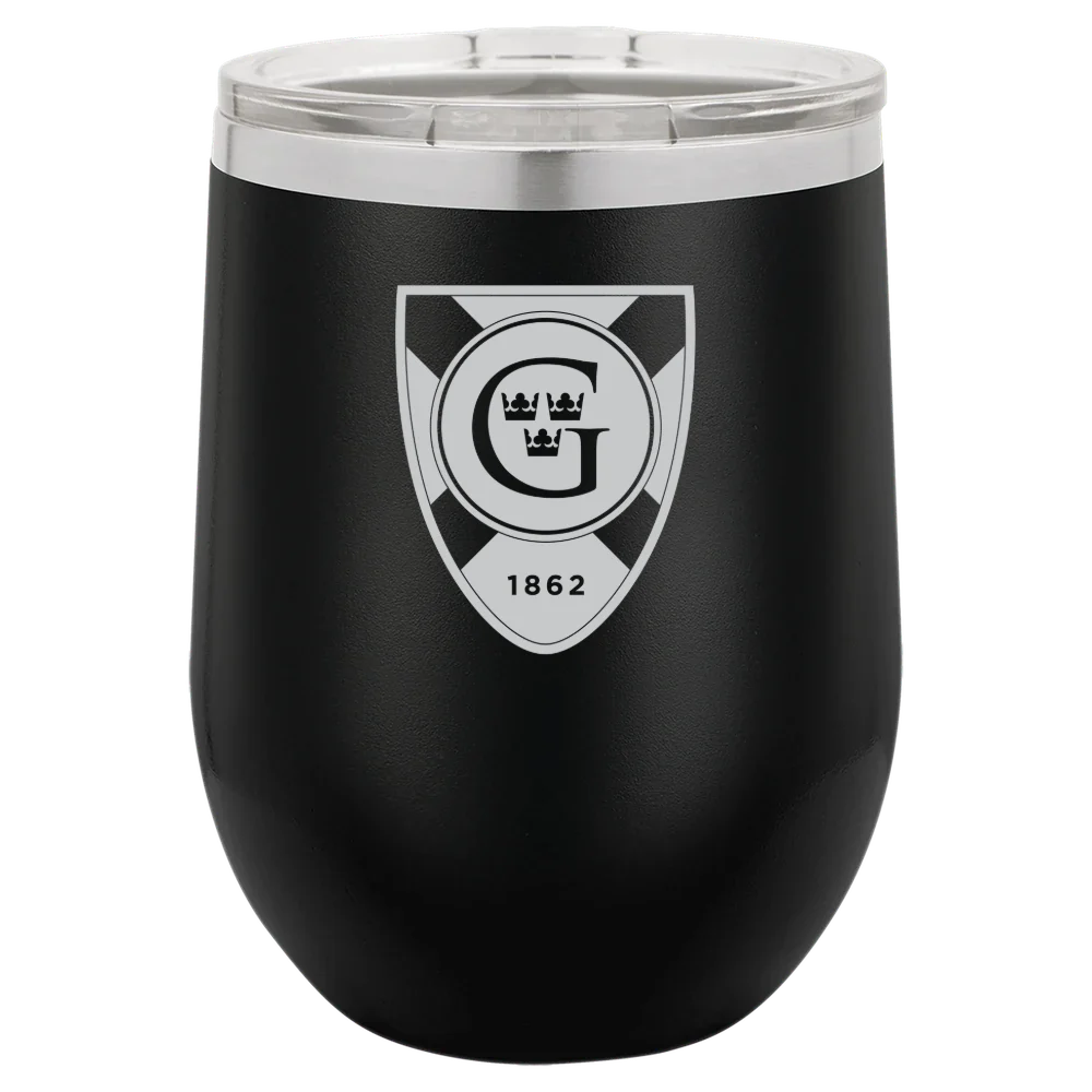 Gustavus Adolphus College Polar Camel 12 oz. Stemless Wine Tumbler