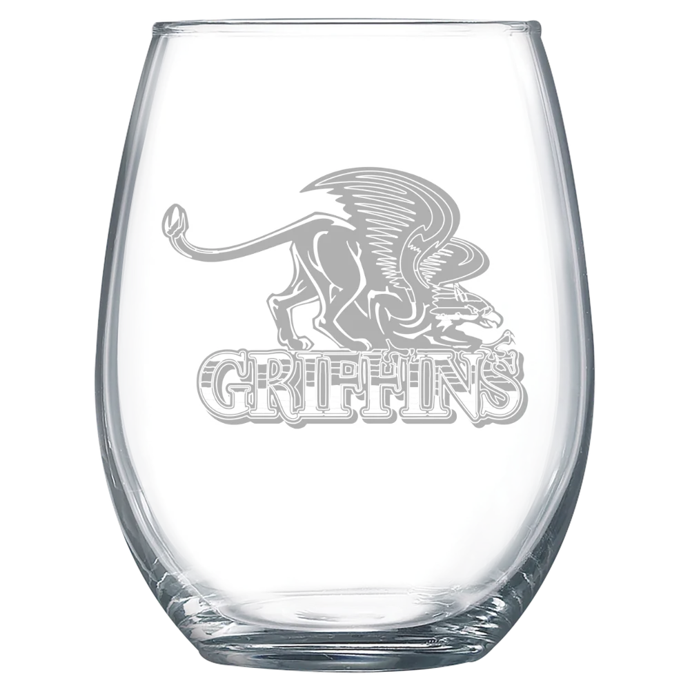 Gwynedd Mercy University Polar Camel 15 oz. Stemless Wine Glass