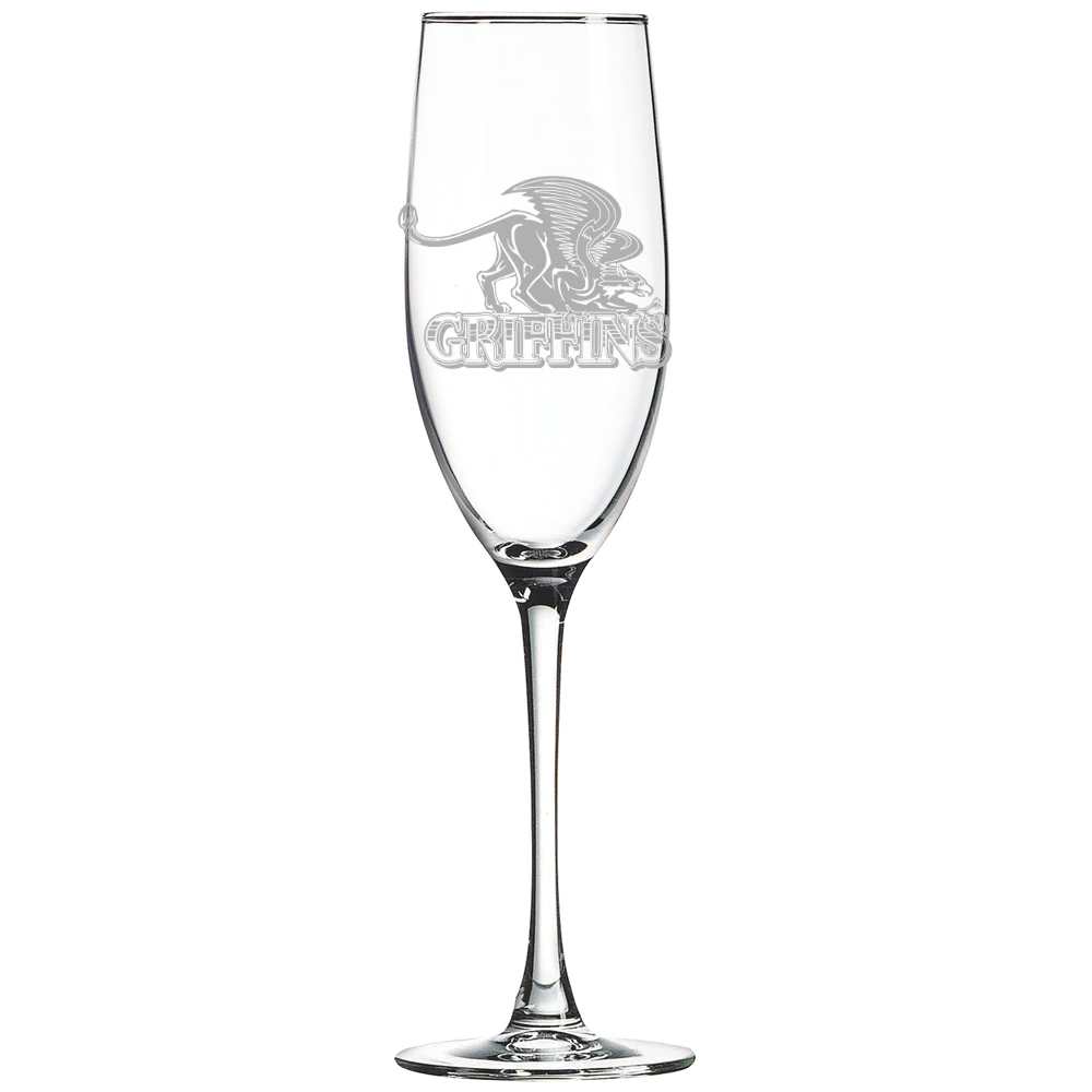 Gwynedd Mercy University Polar Camel 8 oz. Champagne Flute