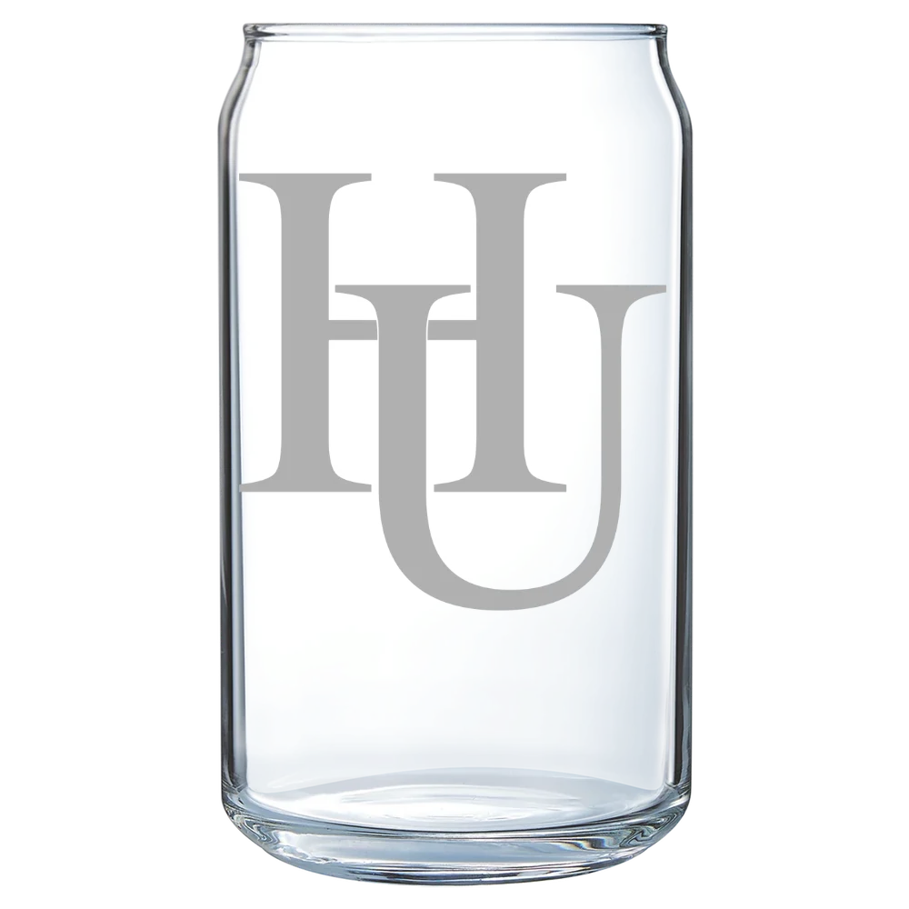 Hamline University Polar Camel 16 oz. Can Glass