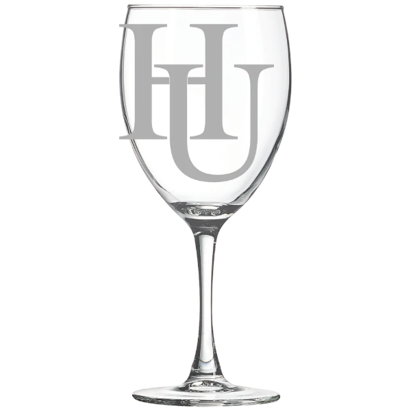 Hamline University Polar Camel 10 1/2 oz. Wine Glass