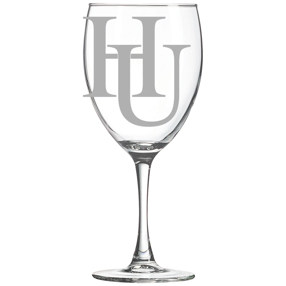 Hamline University Polar Camel 10 1/2 oz. Wine Glass