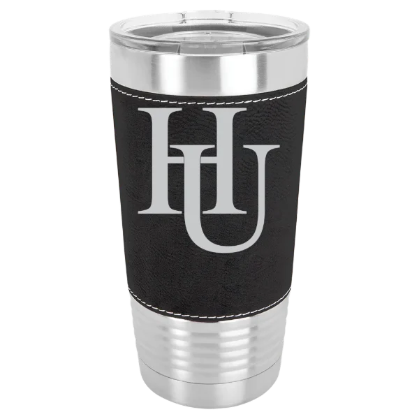 Hamline University Polar Camel 20 oz. Leatherette Grip Tumbler with Standard Lid