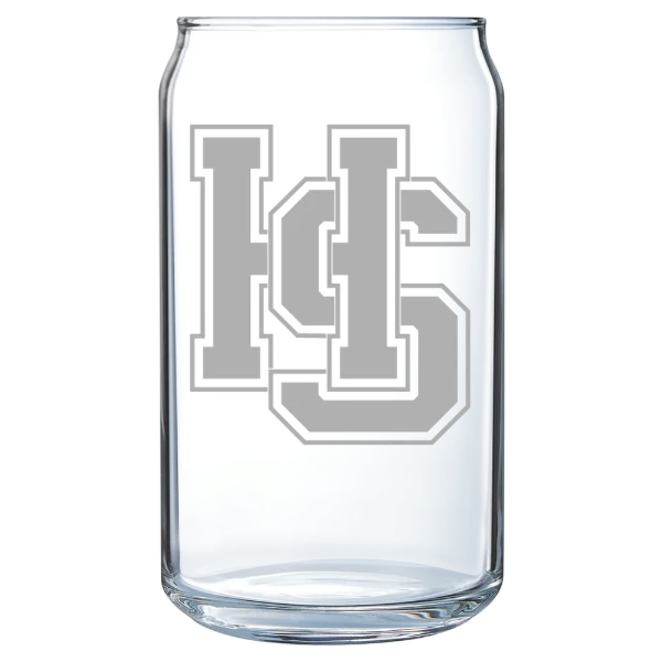 Hampden-Sydney College Polar Camel 16 oz. Can Glass