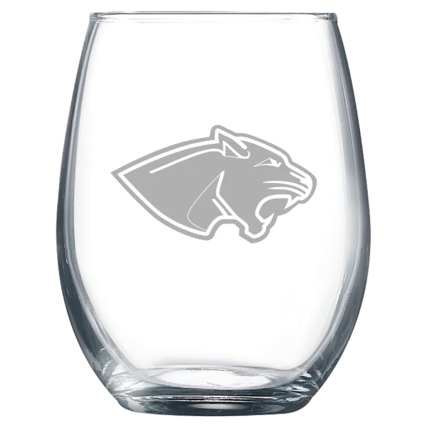 Hanover College Polar Camel 9 oz. Stemless Wine Glass