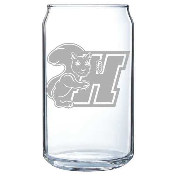 Haverford College Polar Camel 16 oz. Can Glass