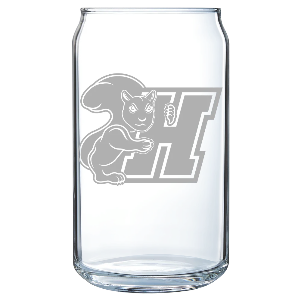Haverford College Polar Camel 16 oz. Can Glass